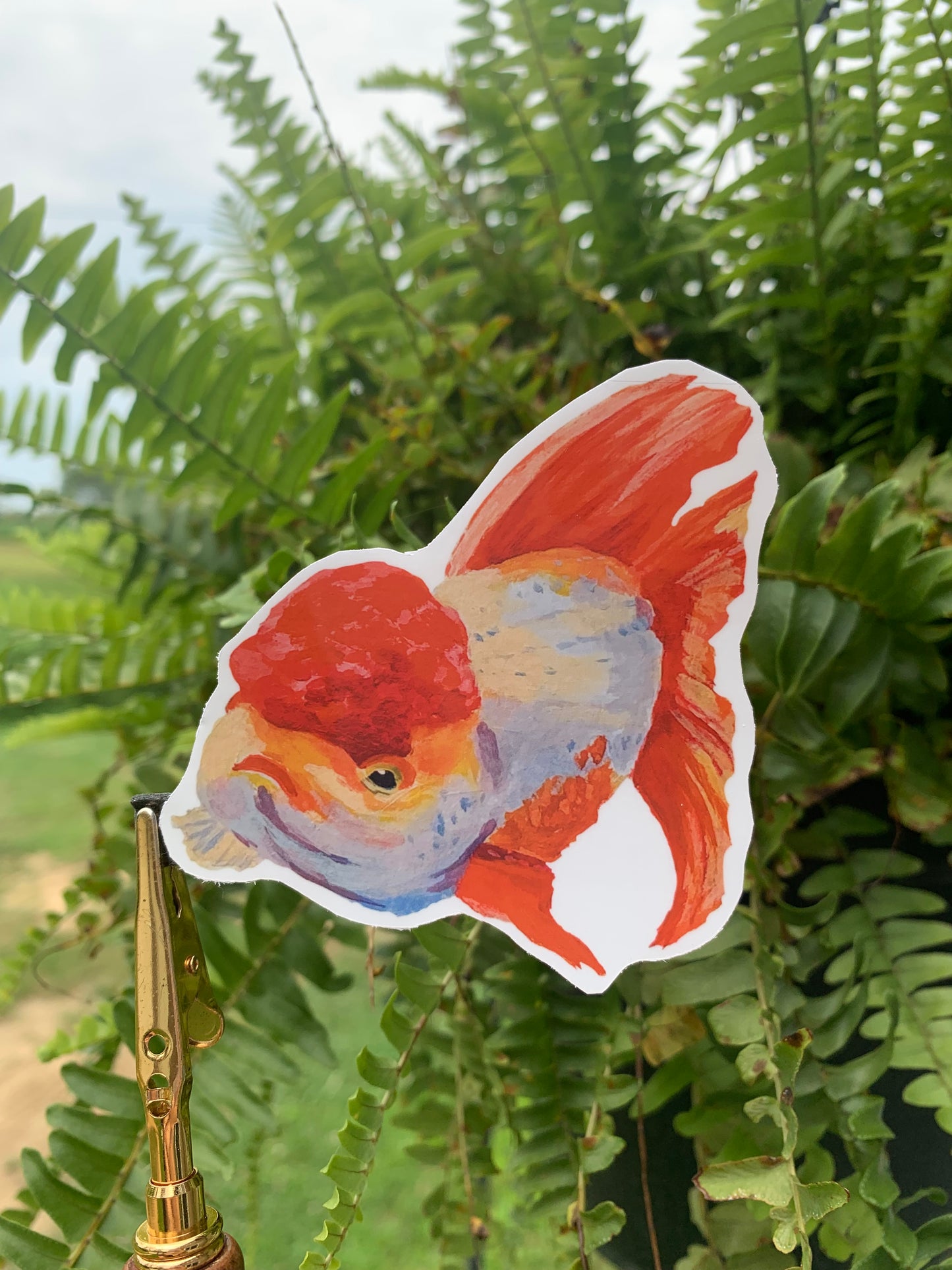 Silly Goldfish Sticker